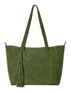 กระเป๋าหนังกลับแท้สั่งทำพิเศษ สีเขียวมะกอก ผิวสัมผัสหนังกลับ แบรนด์ส่วนตัว รับผลิตแบบ OEM/ODM แฟชั่นสไตล์หรูหรา - Product Image 1