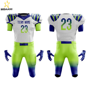 Uniformes de Fútbol Americano Personalizados, Conjunto de Jersey y Pantalones Sublimados, Cuello en V, Manga Corta, Ajustado, Absorbe la Humedad, Morado y Negro para Hombre - Product Image 4