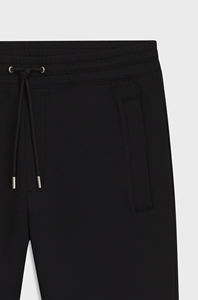 Ensemble survêtement homme noir, sweat-shirt col rond et pantalon de jogging, vêtements de sport décontractés en polaire, tenue de sport hiver deux pièces - Product Image 5