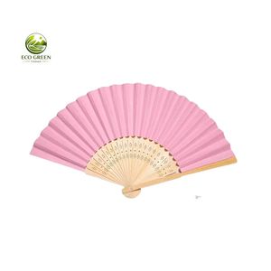 Abanicos Plegables de Bambú Estilo Antiguo al por Mayor, 21 cm, Clásicos, Tradicionales, para Regalo de Boda, con Logotipo Personalizado - Product Image 3