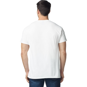 Camiseta Blanca de Algodón Ligero para Hombre, Camiseta Casual de Manga Corta, Suave y Transpirable, Cuello Redondo Básico y Cómodo para Uso Diario - Product Image 2