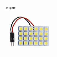TCYATO Nouvelles ampoules LED 12V pour éclairage intérieur de voiture, lumière de lecture plate 5050, éclairage de toit 12V, phares LED de plaque d'immatriculation pour voitures