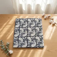 Couvre-lit en coton Kantha imprimé à la main avec motif Paisley, couette Kantha, couvre-lit Kantha, vente en gros par lot