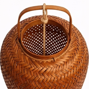 Lámpara Colgante de Bambú Tejido Natural, Pantalla de Cesta, Candelabro Ecológico, Decoración Tropical para el Hogar y Dormitorio, Suministro al por Mayor - Product Image 3