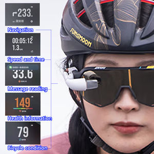 Gafas de ciclismo AR inteligentes con empuñaduras de controlador Accesorios esenciales para montar en bicicleta de carretera cómoda - Product Image 1