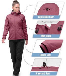 Chaqueta Softshell para Mujer, Material de Poliéster, Color Sólido, Resistente al Viento, Diseño Personalizable con Logotipo - Product Image 6