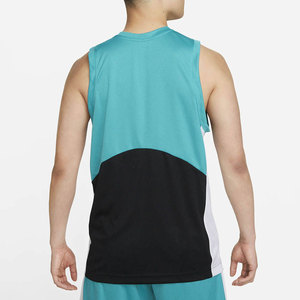 Débardeur pour homme en tissu de coton respirant sans manches, avec logo personnalisé, col rond - Product Image 2