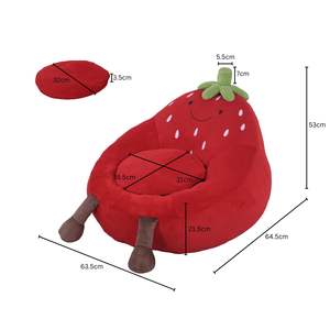 Sillón Puff Moderno de Espuma Triturada para Niños, Sofá Plegable Ecológico para Sala de Estar y Dormitorio, Uso para Mayores de 2 Años - Product Image 6