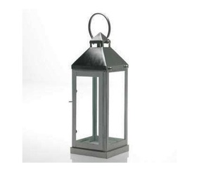 Modern Looking Metal & Glass <b>Lantern</b> In <b>Silver</b> Finished Centerpiece For Wedding Outdoor Decor Handmade Customized - Product Image 3