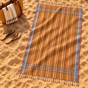 Toalla Kikoy Suave de Calidad 100% OEM, Toallas Kikoy Personalizadas Súper Absorbentes de Secado Rápido para Uso en la Playa, Exportador Indio - Product Image 5