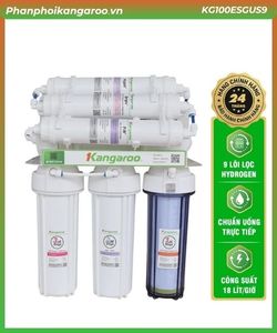 Purificador de Agua por Ósmosis Inversa Kangaroo Hydrogen KG100ESGUS9, de Plástico, para Debajo del Fregadero, Uso Doméstico y Exterior, Hecho en Vietnam - Product Image 1