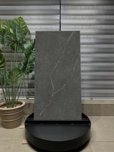 Azulejo Cerámico FALCON ANTHRACITE de Calidad de Exportación, Acabado Pulido Mate, Revestimiento de Pared y Piso de Lujo, Interior Moderno, Disponible en Oferta - Product Image 3