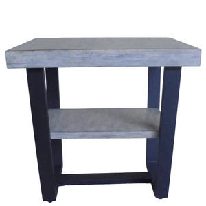 โต๊ะข้างโซฟาทรงกลม ดีไซน์ไม้ PB สไตล์โบราณ โมเดิร์น สำหรับห้องนั่งเล่น ห้องนอน - Product Image 1