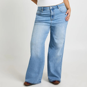 Jeans en denim sexy pour femmes, style streetwear, broderie personnalisée, perles, mode moderne, commande en gros, fournisseur d'usine de vêtements - Product Image 4