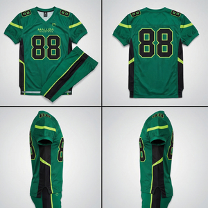 Custom Design Sublimation Printed American Football Uniform Durable High Tension Fabric Short Sleeve Jersey and <b>Pants</b> - Product Image 6