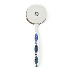 Cortador de Pizza Excelsa Ocean Steel con Mango Multicolor y Diseño de Pez - Product Image 2