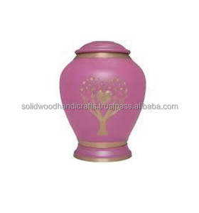 Urnes décoratives en laiton pour adultes Urnes faites à la main pour urnes funéraires masculines et féminines Urnes funéraires de haute qualité - Product Image 3