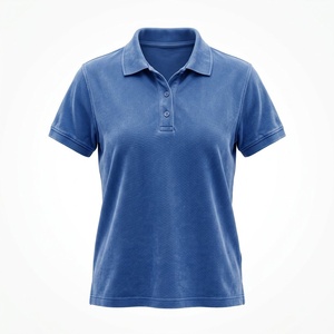 เสื้อโปโลผู้หญิงทรงหลวมแบบ OEM เสื้อโปโลทรงบ็อกซี่สำหรับแบรนด์สตรีทแวร์ของสหรัฐอเมริกา รับผลิตเสื้อผ้าแบรนด์ส่วนตัวสำหรับขายปลีก - Product Image 6