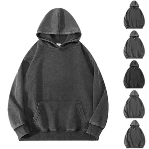 Sudaderas y Hoodies Extra Grandes de Forro Polar para Mujer, Estilo Acid Wash, 100% Algodón, Logotipo Frontal, Servicio OEM, Más Vendidas del Invierno - Product Image 2