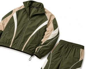 Custom Wholesale OEM Manufacturer Polyester Windbreaker Set <b>Waterproof</b> Tracksuit Bulk Supplier Private Label Suit - Product Image 3