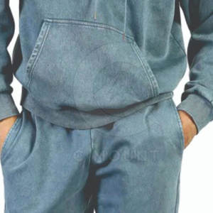 Conjunto Deportivo para Hombre con Efecto Desgastado, Estilo Urbano, con Sudadera y Pantalones a Juego, Ropa Cómoda para Entrenamiento - Product Image 6