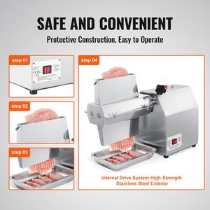 Tenderizzatore Elettrico Commerciale da 750W per Carne, Robusto in Acciaio Inossidabile 304, Utensile da Cucina con Spazzola per la Pulizia e Vassoio per Polpette - Product Image 5
