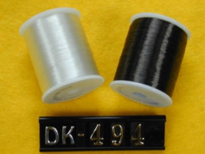 DK-494 DANKING Brand High Quality 500yds Nylon Thread Roll Bracelet Making Cylindrical Cord Jewelry Findings White <b>Black</b> Taiwan - Product Image 2
