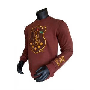 Sweat-shirts à capuche unisexes en coton molletonné marron imprimé, style universitaire Iota Phi Theta, séchage rapide - Product Image 6