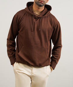 เสื้อฮู้ดดี้วินเทจแบบใหม่ สไตล์ล้างสี ทรงโอเวอร์ไซส์ ผ้าฝ้ายฟลีซหนานุ่ม สีซีดจาง สตรีทแวร์ แบบสวมหัว รับผลิตตามสั่ง (OEM) ขายส่งจำนวนมาก - Product Image 3