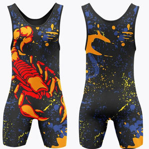 Ropa Deportiva Sublimada con Logotipo Personalizado, Singlet de Halterofilia Juvenil, Singlets de Lucha Libre de Alta Calidad, Singlet de Lucha Libre Juvenil - Product Image 3
