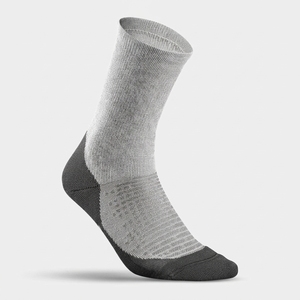 <b>Men's</b> Gray Ankle <b>Socks</b> Knitted Breathable Spandex Polyester Summer Sports Wear Regular Style Solid Pattern Thin Fit - Product Image 3