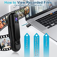 Caméra corporelle HD 1080P, mini caméra corporelle avec détection de mouvement, vision nocturne IR, enregistrement en boucle, caméscope portable miniature