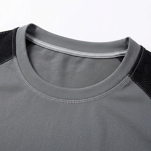 Camiseta de Compresión para MMA y BJJ, para Entrenamiento, Unisex, Spandex/Algodón, Manga Larga, Teñida, UPF50+, Secado Rápido, 220g - Product Image 2