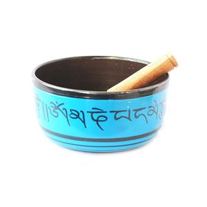 Bol chantant en laiton artisanal en métal, modèle en alliage de bronze avec baguettes en bois ou impression de logo personnalisé, vente en gros - Product Image 1