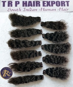 Extensiones de Cabello Humano Remy Indio con Cutícula Alineada, de Una Sola Capa, con Puntas para Tejido Doble a Máquina, Color Claro - Product Image 1