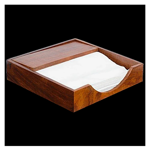 Boîte à mouchoirs en bois de qualité supérieure, rectangulaire, pour voiture ou cuisine, boîte de rangement pour serviettes en papier en bois - Product Image 4