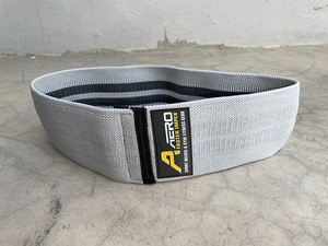 AERO FASTER IMPEX Bande de Résistance pour les Hanches en Nylon, Sangle de Taille Réglable avec Fermeture Velcro, Équipement de Fitness Unisexe à Élasticité Modérée - Product Image 3