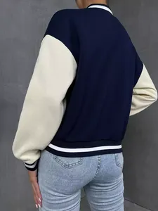 Chaqueta Deportiva Personalizada de Talla Grande, Transpirable, de Algodón, para Invierno, Color Rojo, Manga Corta, para Mujer - Product Image 6