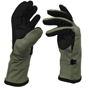 Guantes de Ciclismo Unisex de Dedo Completo, Color Verde Oliva, Nailon, Compatibles con Pantalla Táctil, para Actividades al Aire Libre, Antideslizantes, Transpirables, con Hebilla - Product Image 1
