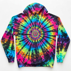 Sudadera con Capucha de Algodón 100% Personalizada, Teñida en Espiral, de Alto Gramaje, Estilo Urbano, Venta al por Mayor - Product Image 1