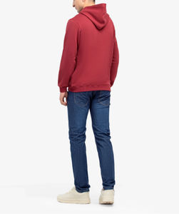 Sweat à capuche zippé en molleton pour homme, style universitaire, avec bordure côtelée, motif uni, mélange de coton respirant - Product Image 4