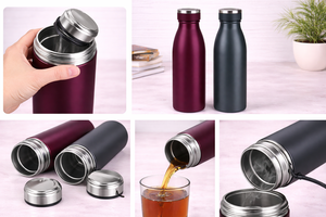 Bouteille en acier personnalisée RoyalFlow avec impression pour usage promotionnel au bureau - Product Image 2