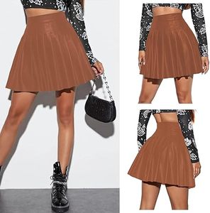 Minifalda de Cuero Genuino para Mujer, Cintura Alta, Ajustada, Sexy, Diseño Personalizado, Fabricante OEM ODM, Marca Privada - Product Image 4