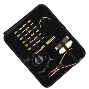 Kit de Herramientas para Extensiones de Cabello, Color Oro Rosa, Alicates para Crimpar con Cuentas Planas, Pinzas de Seccionamiento Tipo Pico de Pato Doradas, Agujas de Extensión en Forma de C, Hilo para Pelucas - Product Image 1