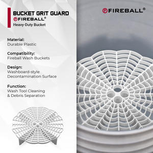 Fireball Bucket Grit Guard: Trampa de suciedad para un lavado más seguro. Elimina la suciedad de los utensilios de lavado de microfibra. Ayuda a reducir el daño superficial. - Product Image 3
