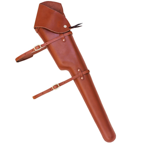 Sac à fusil en cuir de vachette véritable, best-seller, personnalisable OEM, design réglable, sac à fusil professionnel en cuir - Product Image 2