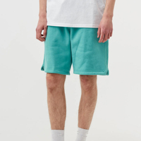 Shorts de sport amples en molleton de coton pour homme, imprimés lettres en mousse, style streetwear, marque tendance