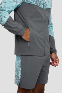 Conjunto de Chaqueta Cortavientos con Capucha y Pantalones Cortos para Hombre, Traje Deportivo de Verano de Dos Piezas, Ligero, Transpirable y de Secado Rápido - Product Image 2