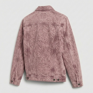 High Quality <b>Men</b> <b>Denim</b> <b>Jacket</b> Everyday Casual Jean Coat with Personalized Embroidery and Logo Printing Best Selling <b>Denim</b> <b>Jacket</b> - Product Image 5