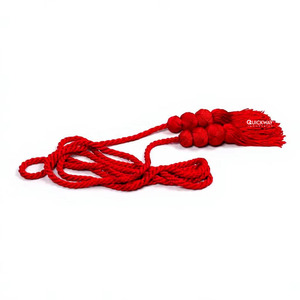 Wholesale Bullion Liturgical Cincture Custom Solid Red Color Ceremonial Uniform Cinture 2025 - Product Image 5